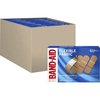 Band-Aid Adhesive Bandages, Flex Fabric, 1 Size, 1", 100/BX, 12BX/CT, PK12 JOJ4444CT
